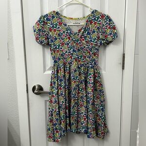 Mini Boden Girls Colorful Floral Dress